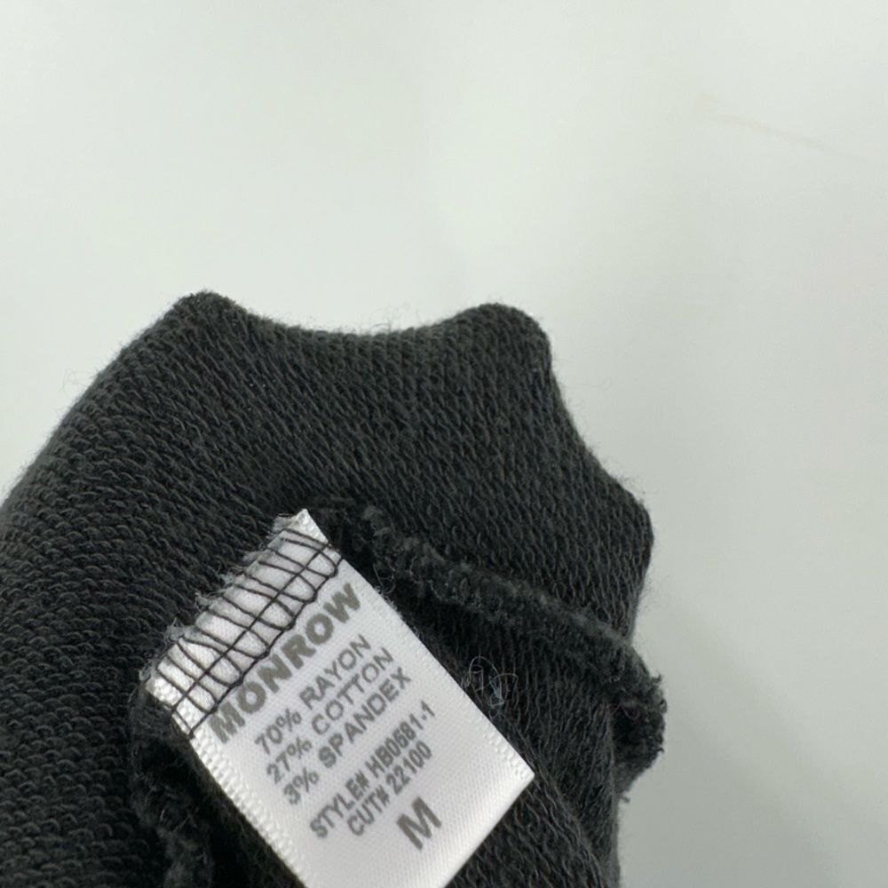 NEW MONROW monrow monrow sweatpants in black - Picture 5 of 5